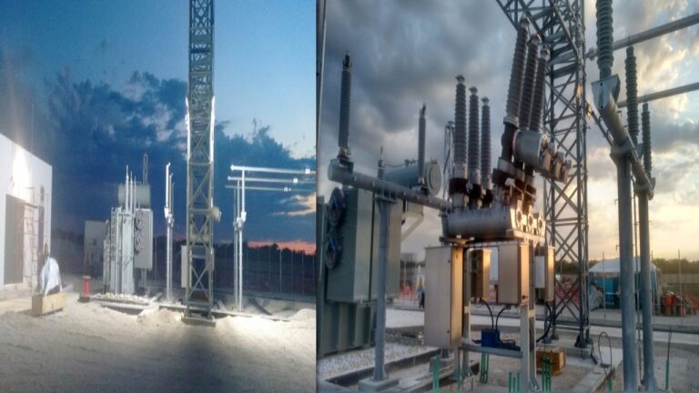 Substation + HV Line Grupo Modelo