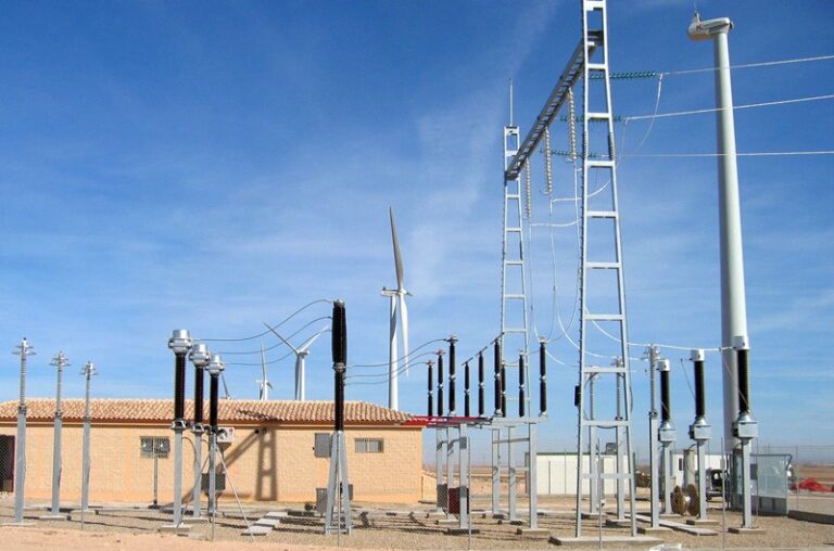 Substation + HV Line Wind Farm Belchite